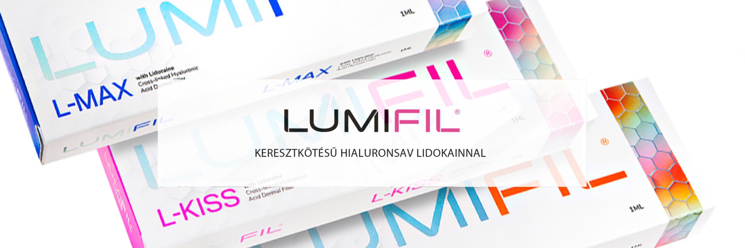 LUMIFIL L-LITE, L-KISS, L-MAX Hialuronsav