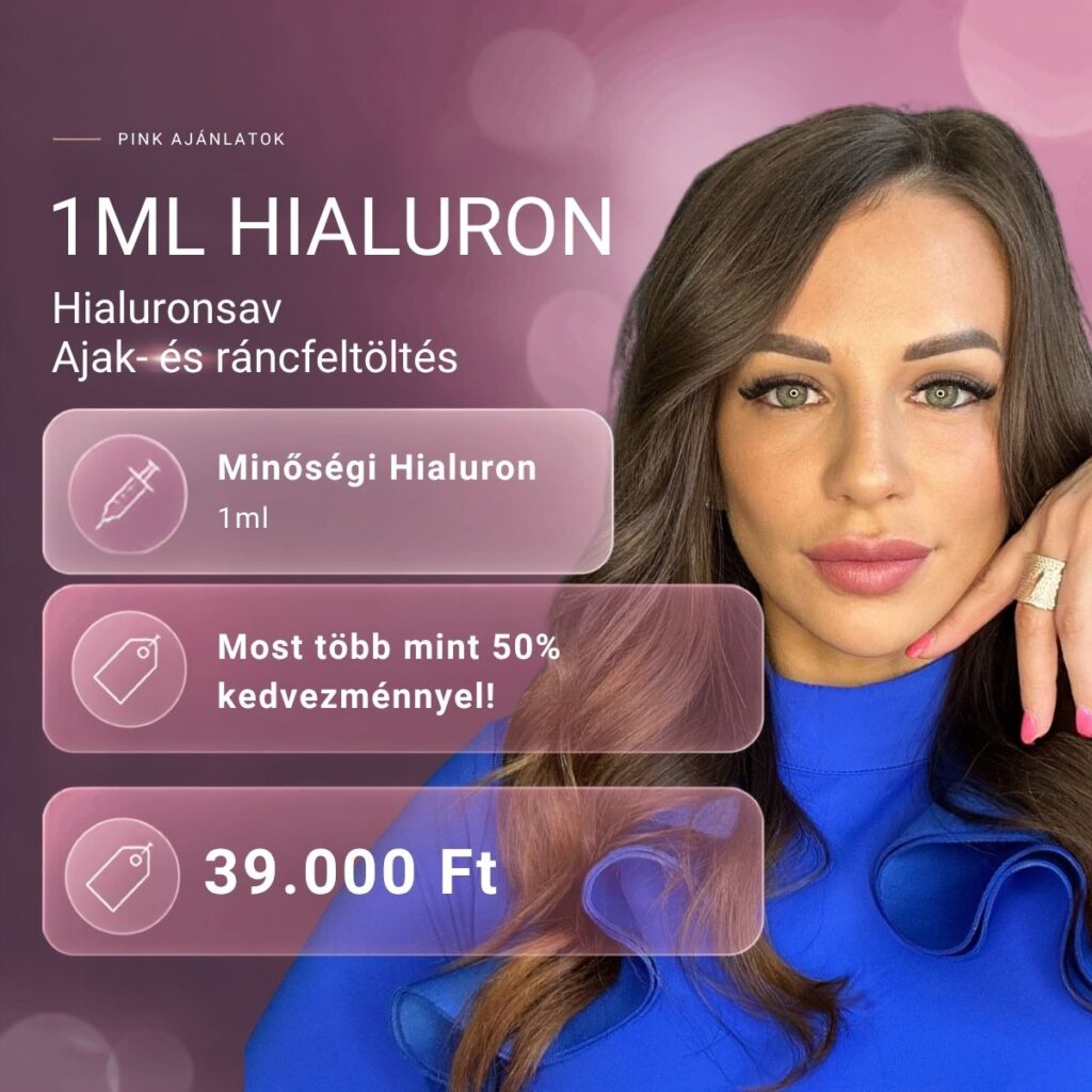 1 ml minőségi hialuronsav csak 39.000 Ft