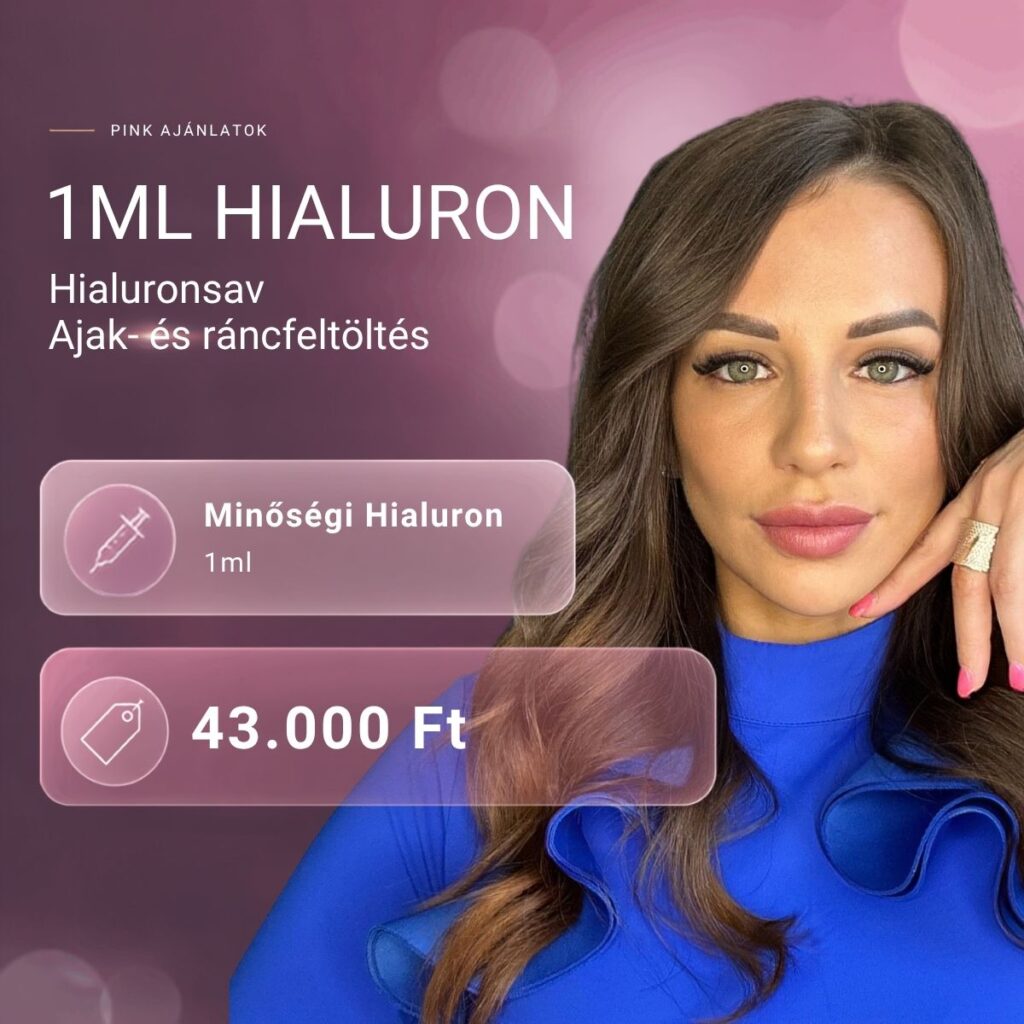 1 ml minőségi hialuronsav csak 43.000 Ft